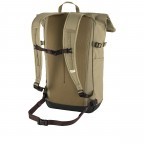Rucksack High Coast Foldsack Volumen 24 Liter Clay, Farbe: beige, Marke: Fjällräven, EAN: 7323450989842, Abmessungen in cm: 26x45x20, Bild 3 von 11
