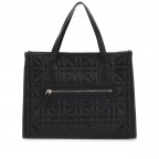 Handtasche Silvana Black, Farbe: schwarz, Marke: Guess, EAN: 0190231845324, Abmessungen in cm: 33.5x25.5x13, Bild 4 von 9