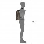 Rucksack Velocity Lite Volumen 17 Liter Dark Sand, Farbe: taupe/khaki, Marke: Ortlieb, EAN: 4013051056595, Abmessungen in cm: 28x45x14, Bild 4 von 5