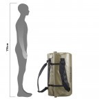 Reisetasche Duffle RC auch als Rucksack nutzbar Volumen 89 Liter Olive, Farbe: grün/oliv, Marke: Ortlieb, EAN: 4013051058087, Abmessungen in cm: 71x40x40, Bild 6 von 10