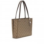 Shopper Noelle 4g-logo Latte Brown, Farbe: cognac, Marke: Guess, EAN: 0190231758396, Abmessungen in cm: 37x26x9.5, Bild 2 von 6