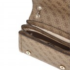 Tasche Noelle 4G-Logo Latte Brown, Farbe: cognac, Marke: Guess, EAN: 0190231786450, Abmessungen in cm: 27x16x7, Bild 7 von 7