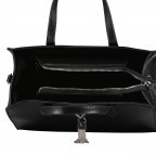 Handtasche Divina VBS1R414G.001 Nero Silber, Farbe: schwarz, Marke: Valentino Bags, EAN: 8054942440655, Abmessungen in cm: 30x23x16, Bild 7 von 7