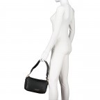 Umhängetasche Naif Relove Recycle Nero, Farbe: schwarz, Marke: Valentino Bags, EAN: 8054942431073, Abmessungen in cm: 28x16x10.5, Bild 4 von 8