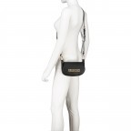 Umhängetasche Vinile Nero, Farbe: schwarz, Marke: Valentino Bags, EAN: 8054942429681, Abmessungen in cm: 21x13x7, Bild 7 von 8