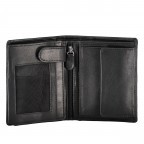 Geldbörse Nappa mit RFID-Schutz Black, Farbe: schwarz, Marke: Hausfelder Manufaktur, EAN: 4065646020443, Abmessungen in cm: 10x12x2.5, Bild 4 von 5