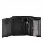Geldbörse Nappa mit RFID-Schutz Black, Farbe: schwarz, Marke: Hausfelder Manufaktur, EAN: 4065646020443, Abmessungen in cm: 10x12x2.5, Bild 5 von 5