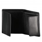 Geldbörse Nappa mit RFID-Schutz Black, Farbe: schwarz, Marke: Hausfelder Manufaktur, EAN: 4065646020467, Abmessungen in cm: 9.5x10.7x2, Bild 4 von 4
