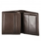 Geldbörse Oil pull up mit RFID-Schutz Brown, Farbe: braun, Marke: Hausfelder Manufaktur, EAN: 4065646020474, Abmessungen in cm: 9.5x10.7x2, Bild 4 von 5