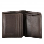 Geldbörse Hunter mit RFID-Schutz Dark Brown, Farbe: braun, Marke: Hausfelder Manufaktur, EAN: 4065646019157, Abmessungen in cm: 9.5x10.7x2, Bild 4 von 5