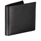 Geldbörse Nappa mit RFID-Schutz Black, Farbe: schwarz, Marke: Hausfelder Manufaktur, EAN: 4065646020481, Abmessungen in cm: 12x9.7x1.5, Bild 2 von 5