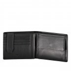 Geldbörse Nappa mit RFID-Schutz Black, Farbe: schwarz, Marke: Hausfelder Manufaktur, EAN: 4065646020511, Abmessungen in cm: 12x10x2, Bild 3 von 4
