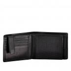 Geldbörse Nappa mit RFID-Schutz Black, Farbe: schwarz, Marke: Hausfelder Manufaktur, EAN: 4065646020511, Abmessungen in cm: 12x10x2, Bild 4 von 6