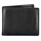 Geldbörse Nappa mit RFID-Schutz Black, Farbe: schwarz, Marke: Hausfelder Manufaktur, EAN: 4065646020511, Abmessungen in cm: 12x10x2, Bild 1 von 6