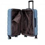 Koffer FLA13 erweiterbar Größe M Blue Stone, Farbe: blau/petrol, Marke: Flanigan, EAN: 4066727001443, Abmessungen in cm: 44.5x66x28, Bild 7 von 9