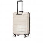 Koffer FLA13 erweiterbar Größe M Light Beige, Farbe: beige, Marke: Flanigan, EAN: 4066727001474, Abmessungen in cm: 44.5x66x28, Bild 6 von 9