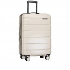Koffer FLA13 erweiterbar Größe M Light Beige, Farbe: beige, Marke: Flanigan, EAN: 4066727001474, Abmessungen in cm: 44.5x66x28, Bild 2 von 9