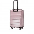 Koffer FLA13 erweiterbar Größe M Shiny Rose, Farbe: rosa/pink, Marke: Flanigan, EAN: 4066727001504, Abmessungen in cm: 44.5x66x28, Bild 6 von 9