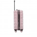 Koffer FLA13 erweiterbar Größe M Shiny Rose, Farbe: rosa/pink, Marke: Flanigan, EAN: 4066727001504, Abmessungen in cm: 44.5x66x28, Bild 3 von 9