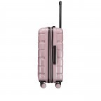 Koffer FLA13 erweiterbar Größe M Shiny Rose, Farbe: rosa/pink, Marke: Flanigan, EAN: 4066727001504, Abmessungen in cm: 44.5x66x28, Bild 4 von 9