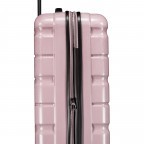 Koffer FLA13 erweiterbar Größe M Shiny Rose, Farbe: rosa/pink, Marke: Flanigan, EAN: 4066727001504, Abmessungen in cm: 44.5x66x28, Bild 8 von 9