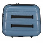 Kosmetikkoffer mit Smart Sleeve Blue Stone, Farbe: blau/petrol, Marke: Flanigan, EAN: 4066727003515, Abmessungen in cm: 36x29x19, Bild 3 von 7