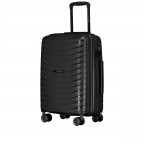 Koffer FLP15 erweiterbar Größe S Black, Farbe: schwarz, Marke: Flanigan, EAN: 4066727001641, Abmessungen in cm: 40x55x22, Bild 2 von 12