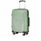 Koffer Größe S Light Green, Farbe: grün/oliv, Marke: Flanigan, EAN: 4066727003478, Abmessungen in cm: 40x58x22, Bild 2 von 9