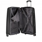 Koffer erweiterbar Größe M Black, Farbe: schwarz, Marke: Flanigan, EAN: 4066727003393, Abmessungen in cm: 45x69x25, Bild 8 von 10