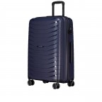 Koffer FLP15 erweiterbar Größe M Dark Blue, Farbe: blau/petrol, Marke: Flanigan, EAN: 4066727003423, Abmessungen in cm: 45x69x25, Bild 2 von 11