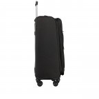 Koffer FLT24 erweiterbar Größe 69 cm Black, Farbe: schwarz, Marke: Flanigan, EAN: 4066727001566, Abmessungen in cm: 44x69x28, Bild 5 von 8