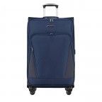 Koffer FLT24 erweiterbar Größe 79 cm Dark Blue, Farbe: blau/petrol, Marke: Flanigan, EAN: 4066727001603, Abmessungen in cm: 50x79x31, Bild 1 von 8
