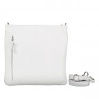 Umhängetasche Nappa White, Farbe: weiß, Marke: Hausfelder Manufaktur, EAN: 4065646018716, Abmessungen in cm: 25x25x2, Bild 1 von 6