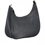 Beuteltasche Nappa Dark Blue, Farbe: blau/petrol, Marke: Hausfelder Manufaktur, EAN: 4065646018723, Abmessungen in cm: 27x24x7, Bild 2 von 8