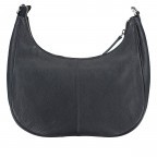 Beuteltasche Nappa Dark Blue, Farbe: blau/petrol, Marke: Hausfelder Manufaktur, EAN: 4065646018723, Abmessungen in cm: 27x24x7, Bild 3 von 8
