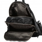 Rucksack Nappa Black, Farbe: schwarz, Marke: Hausfelder Manufaktur, EAN: 4065646018747, Abmessungen in cm: 26.5x35x10, Bild 6 von 6