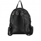 Rucksack Nappa Black, Farbe: schwarz, Marke: Hausfelder Manufaktur, EAN: 4065646018747, Abmessungen in cm: 26.5x35x10, Bild 3 von 6