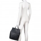 Rucksack Nappa Dark Blue, Farbe: blau/petrol, Marke: Hausfelder Manufaktur, EAN: 4065646018778, Abmessungen in cm: 24x33.5x8, Bild 5 von 7