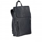 Rucksack Nappa Dark Blue, Farbe: blau/petrol, Marke: Hausfelder Manufaktur, EAN: 4065646018778, Abmessungen in cm: 24x33.5x8, Bild 2 von 7