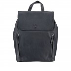 Rucksack Nappa Dark Blue, Farbe: blau/petrol, Marke: Hausfelder Manufaktur, EAN: 4065646018778, Abmessungen in cm: 24x33.5x8, Bild 1 von 7