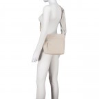 Umhängetasche Nappa Light Beige, Farbe: beige, Marke: Hausfelder Manufaktur, EAN: 4065646018815, Abmessungen in cm: 22.5x24.5x6.5, Bild 5 von 6