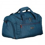 Reisetasche Columbus 087450 Petrol, Farbe: blau/petrol, Marke: Flanigan, EAN: 4048171009626, Abmessungen in cm: 40x24x26, Bild 2 von 8
