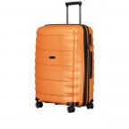 Koffer Zappa M erweiterbar auf 79 Liter Orange, Farbe: orange, Marke: Flanigan, EAN: 4048171009657, Abmessungen in cm: 45x68x26, Bild 2 von 9