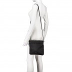 Umhängetasche Nylon Cornflower Lola MVZ1 Black, Farbe: schwarz, Marke: Joop!, EAN: 4048835204152, Abmessungen in cm: 25.5x24x2, Bild 4 von 7