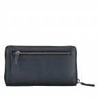 Geldbörse Luise 453 mit RFID-Schutz Navy, Farbe: blau/petrol, Marke: Flanigan, EAN: 4066727004895, Abmessungen in cm: 18.5x10.5x2.5, Bild 3 von 4