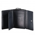 Geldbörse Luise 451 Navy, Farbe: blau/petrol, Marke: Flanigan, EAN: 4066727004871, Abmessungen in cm: 13x9.5x3.5, Bild 4 von 5