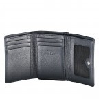Geldbörse Luise 454 mit RFID-Schutz Navy, Farbe: blau/petrol, Marke: Flanigan, EAN: 4066727004901, Abmessungen in cm: 11x8.5x4, Bild 4 von 5