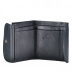 Geldbörse Luise 457 mit RFID-Schutz Navy, Farbe: blau/petrol, Marke: Flanigan, EAN: 4066727004932, Abmessungen in cm: 10x8x2.5, Bild 4 von 5