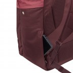 Rucksack Estrellas Albali II mit Laptopfach 15.6 Zoll Dark Cherry, Farbe: rot/weinrot, Marke: Vaude, EAN: 4062218767751, Abmessungen in cm: 33x50x28, Bild 10 von 11