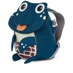 Rucksack Kleiner Freund für Kinder Schildkröte, Farbe: blau/petrol, Marke: Affenzahn, EAN: 4057081194360, Abmessungen in cm: 17x25x11, Bild 2 von 7